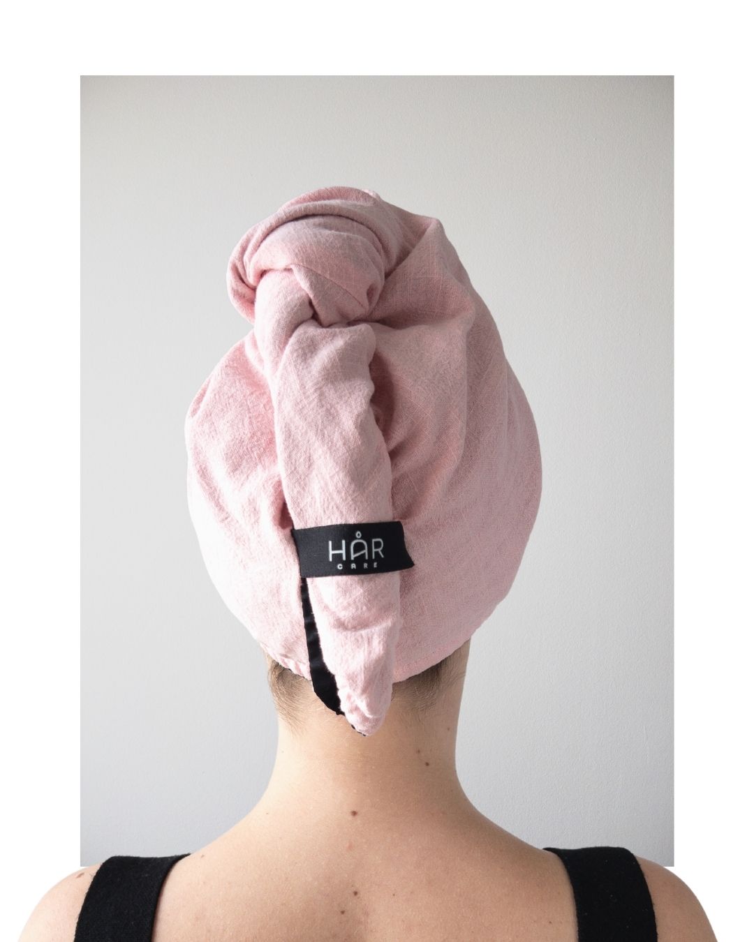 PREMIUM TURBAN BLACK / PINK