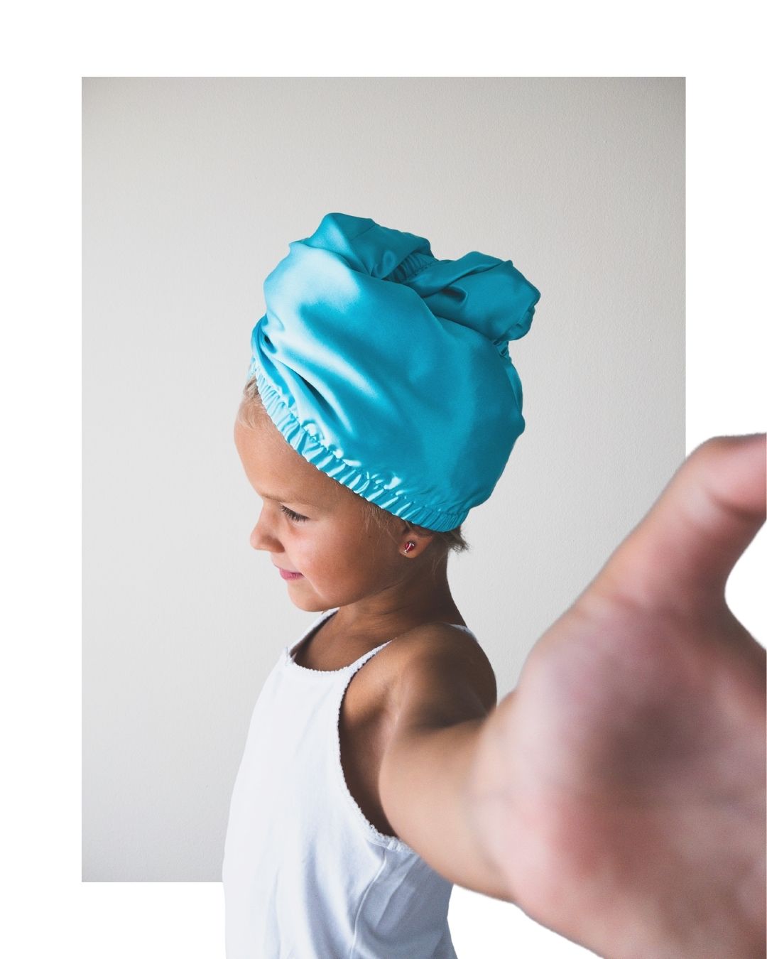 MINI PREMIUM TURBAN BABY BLUE