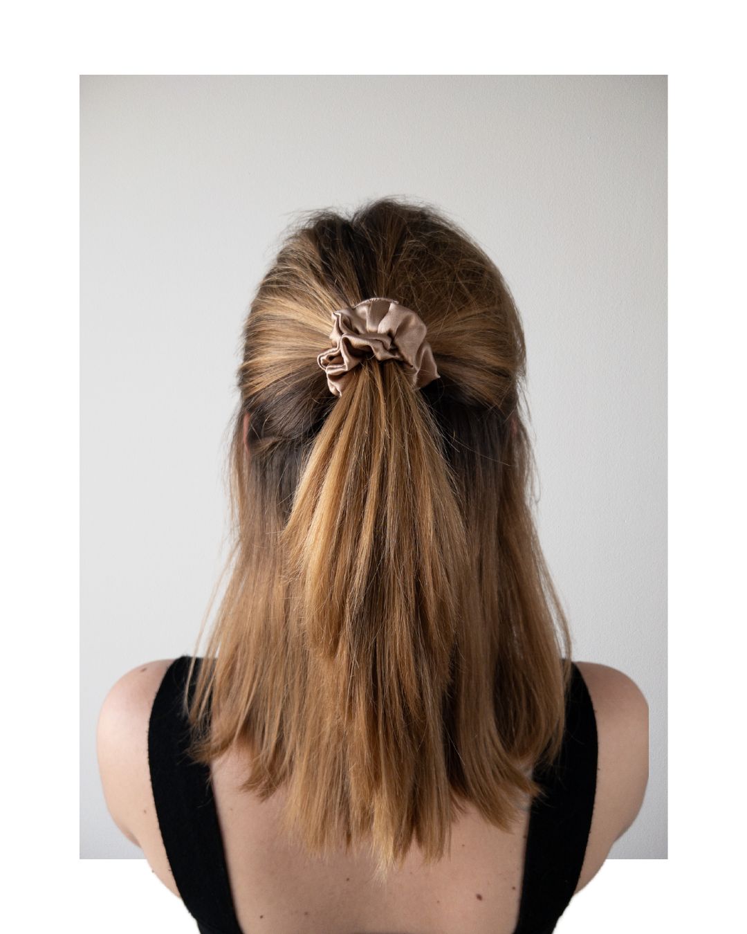 SILK SCRUNCHY CHAMPAGNE