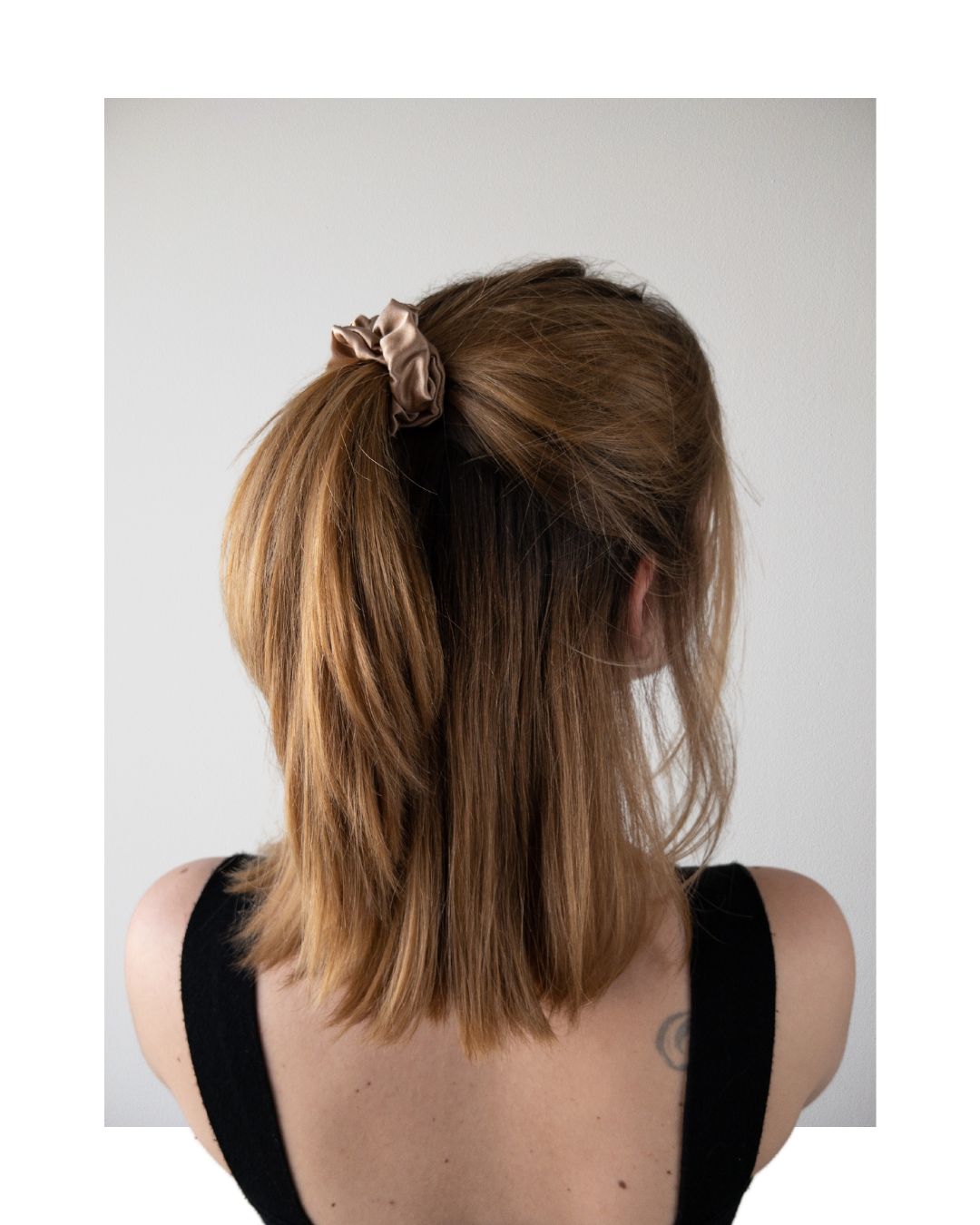 SILK SCRUNCHY CHAMPAGNE