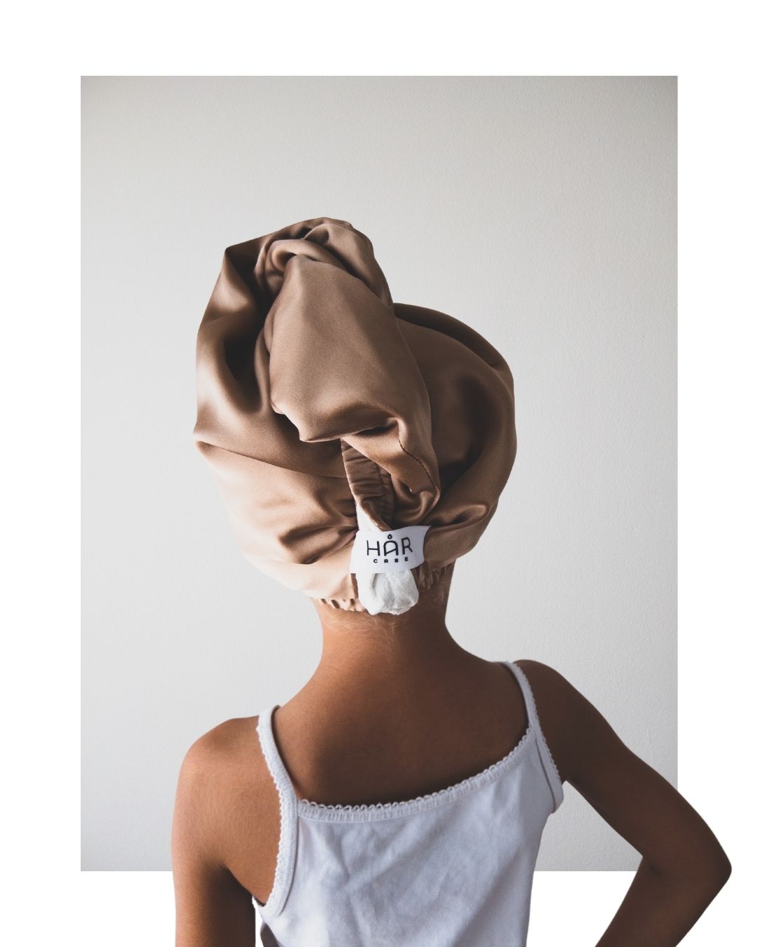 MINI PREMIUM TURBAN CHAMPAGNE
