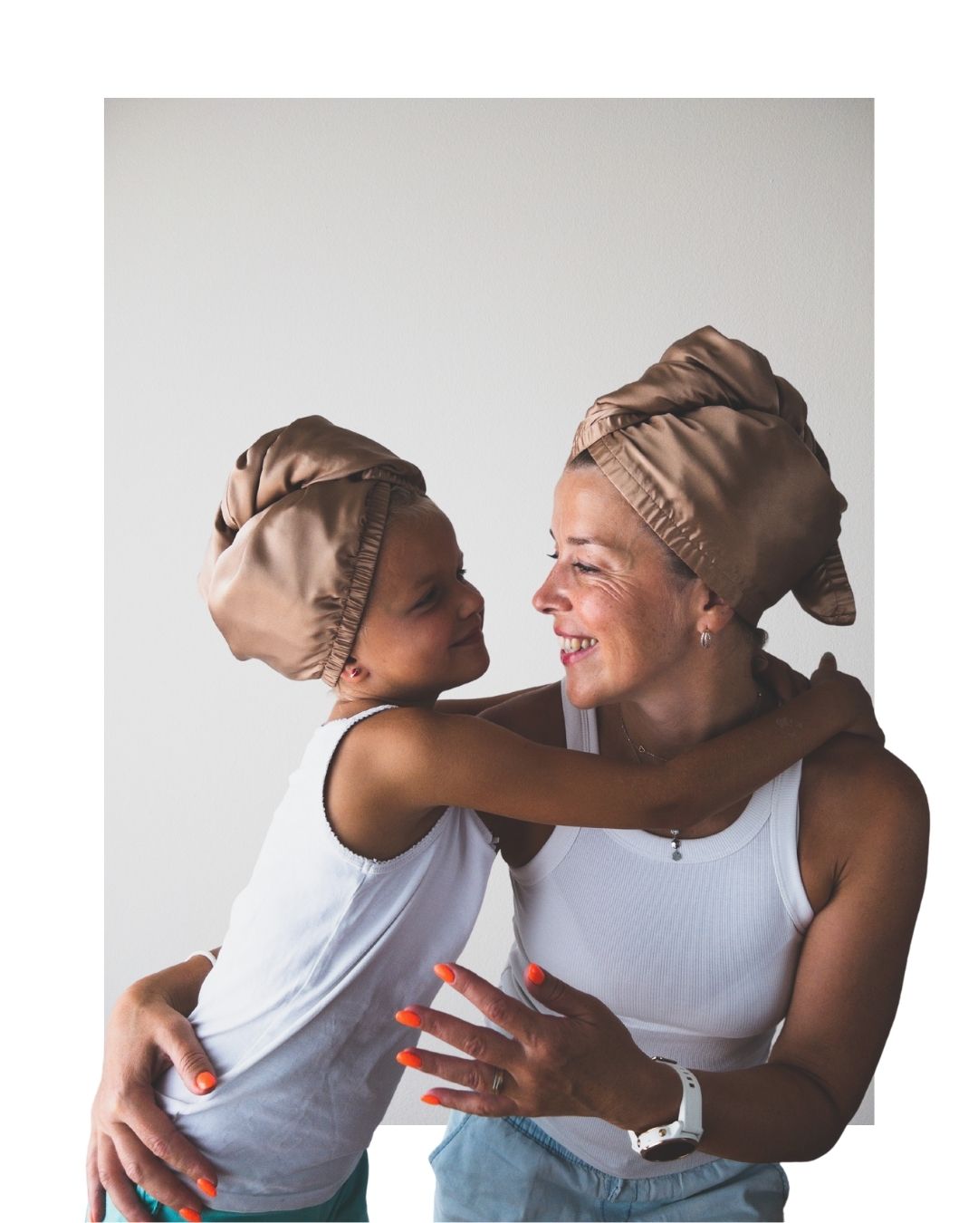 MINI PREMIUM TURBAN CHAMPAGNE