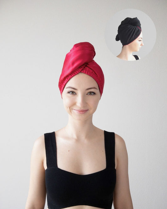 PREMIUM TURBAN MAGENTA / BLACK