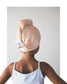 MINI PREMIUM TURBAN PEACH